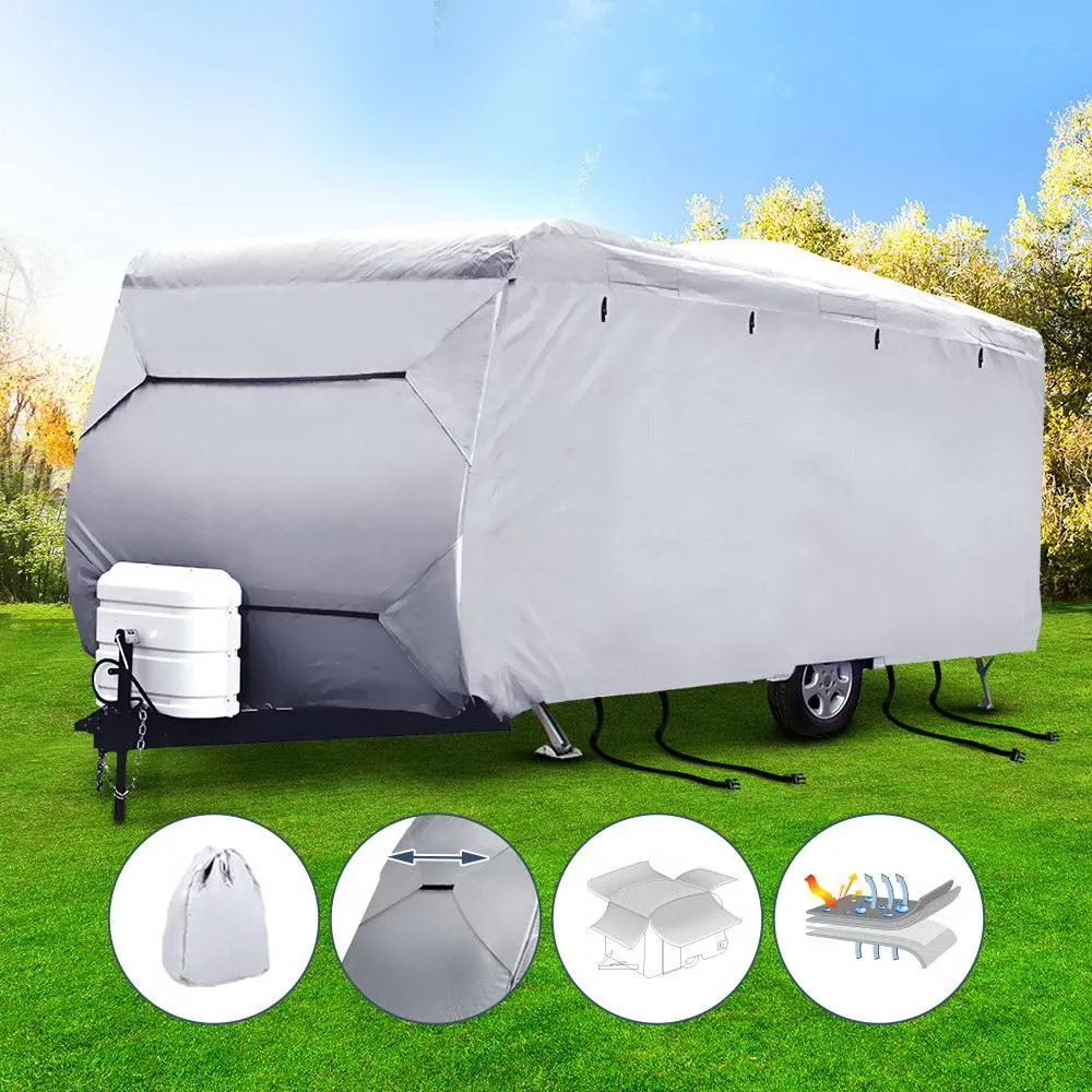 16-18Ft Caravan Cover Campervan 4 Layer UV Water Resistant