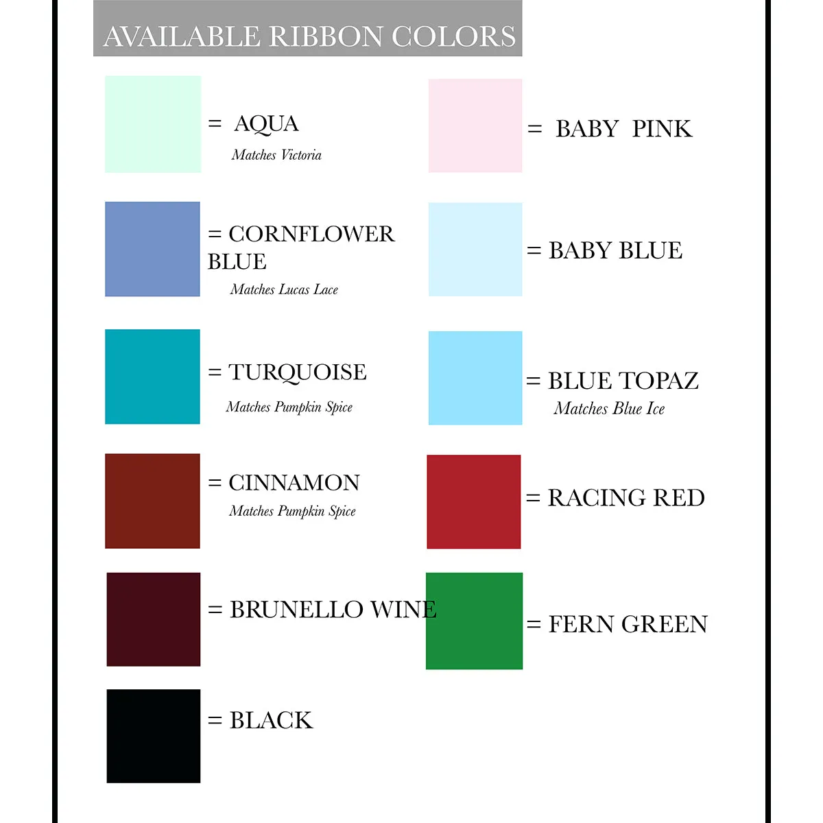 3. BLACK STRAP- Pick your ribbon color. Lutii matching leash