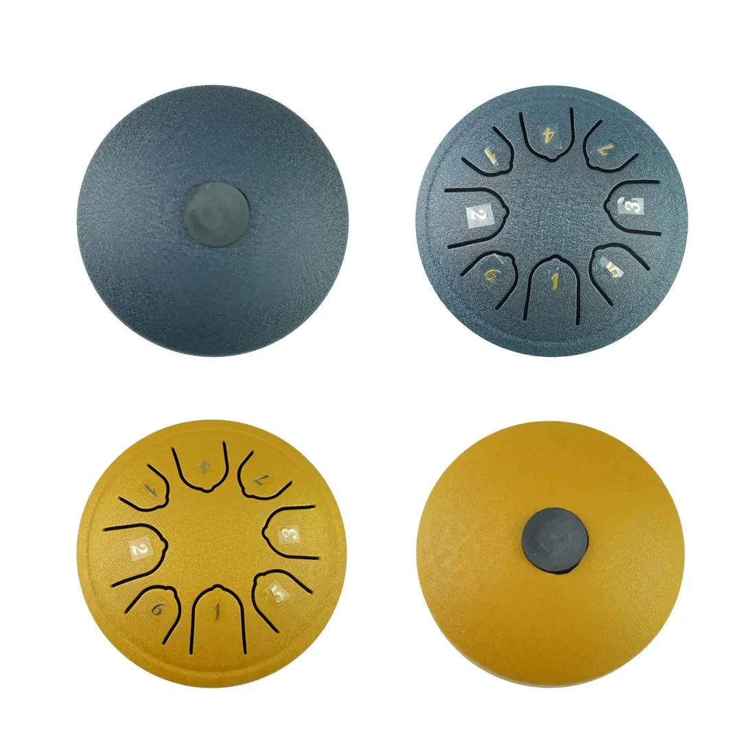 4.5 Inch, 8 Tone Mini Steel Tongue Drum   FREE Mallet