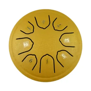 4.5 Inch, 8 Tone Mini Steel Tongue Drum   FREE Mallet