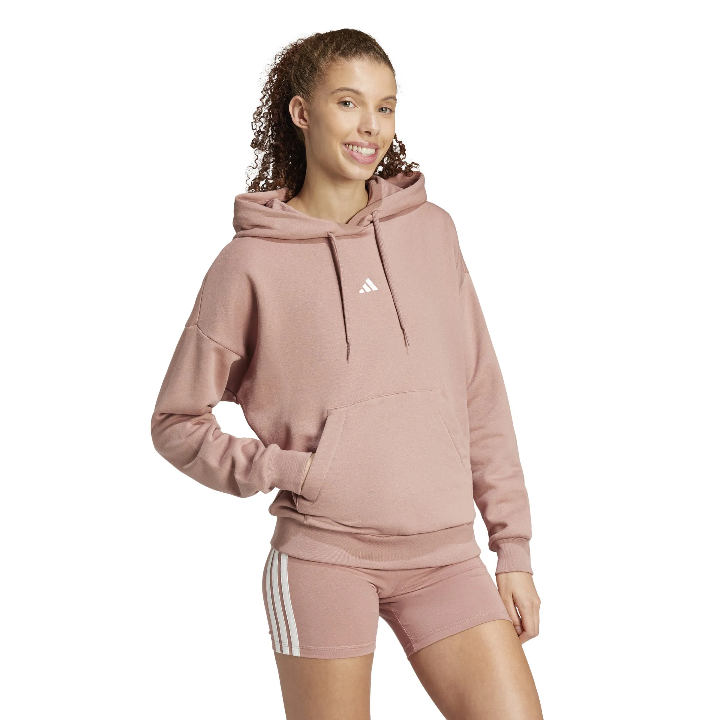 adidas Essentials Small Logo Feel Cozy Womens Hoodie