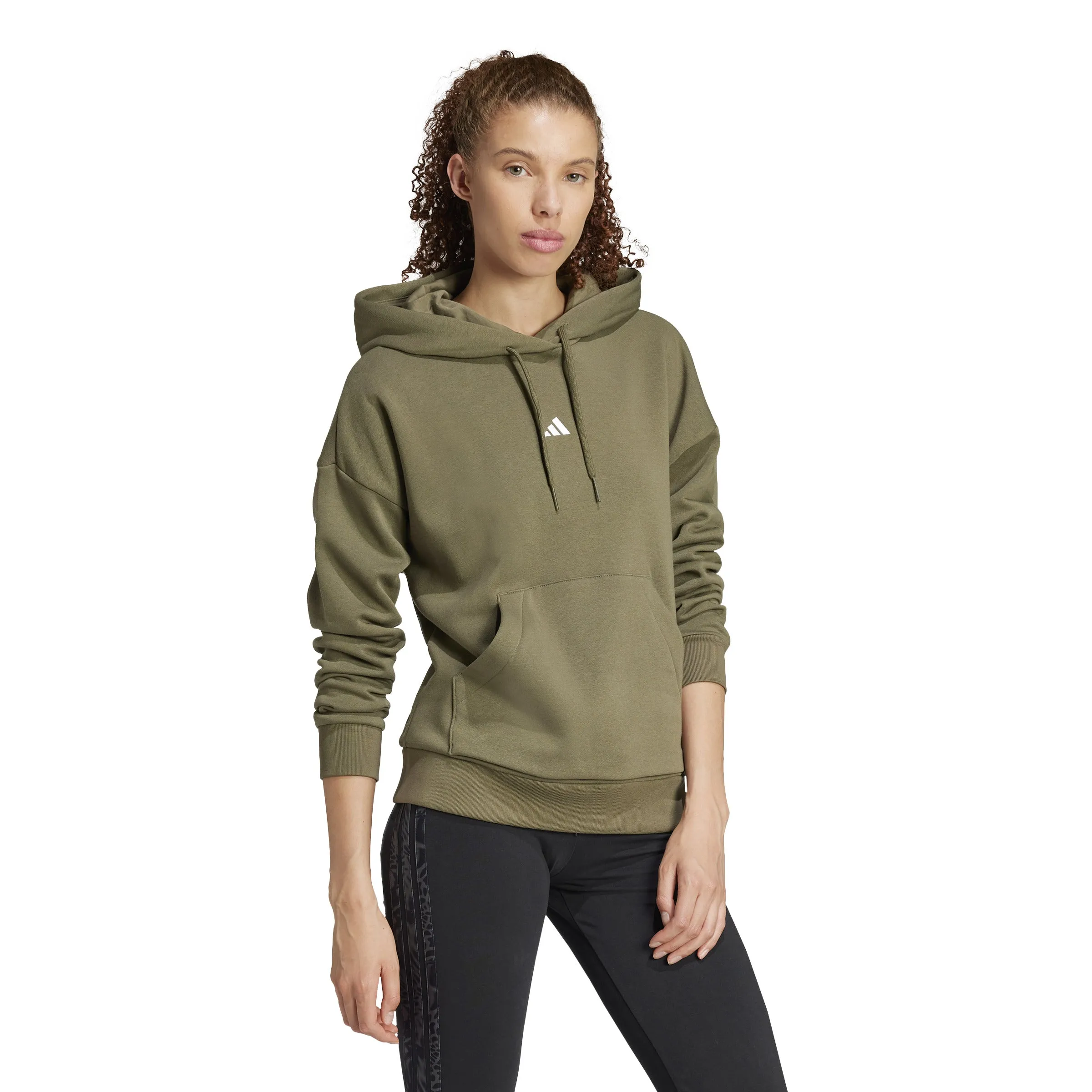 adidas Essentials Small Logo Feel Cozy Womens Hoodie