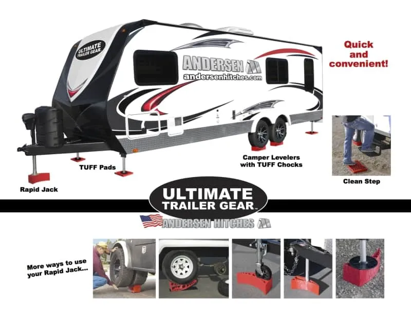 Andersen Ultimate Trailer Gear Kit - Leveling Ramps 14pce