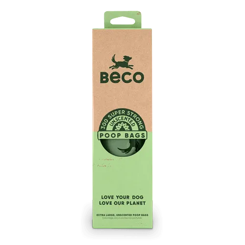 Beco Super Strong Degradable Unscented Dispenser Roll Poop Bags (300 bags)