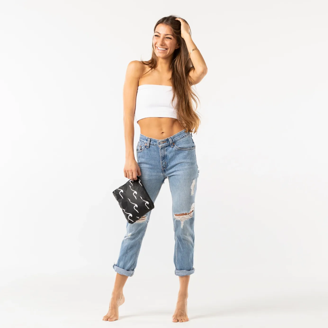 Black Seaside Pouch