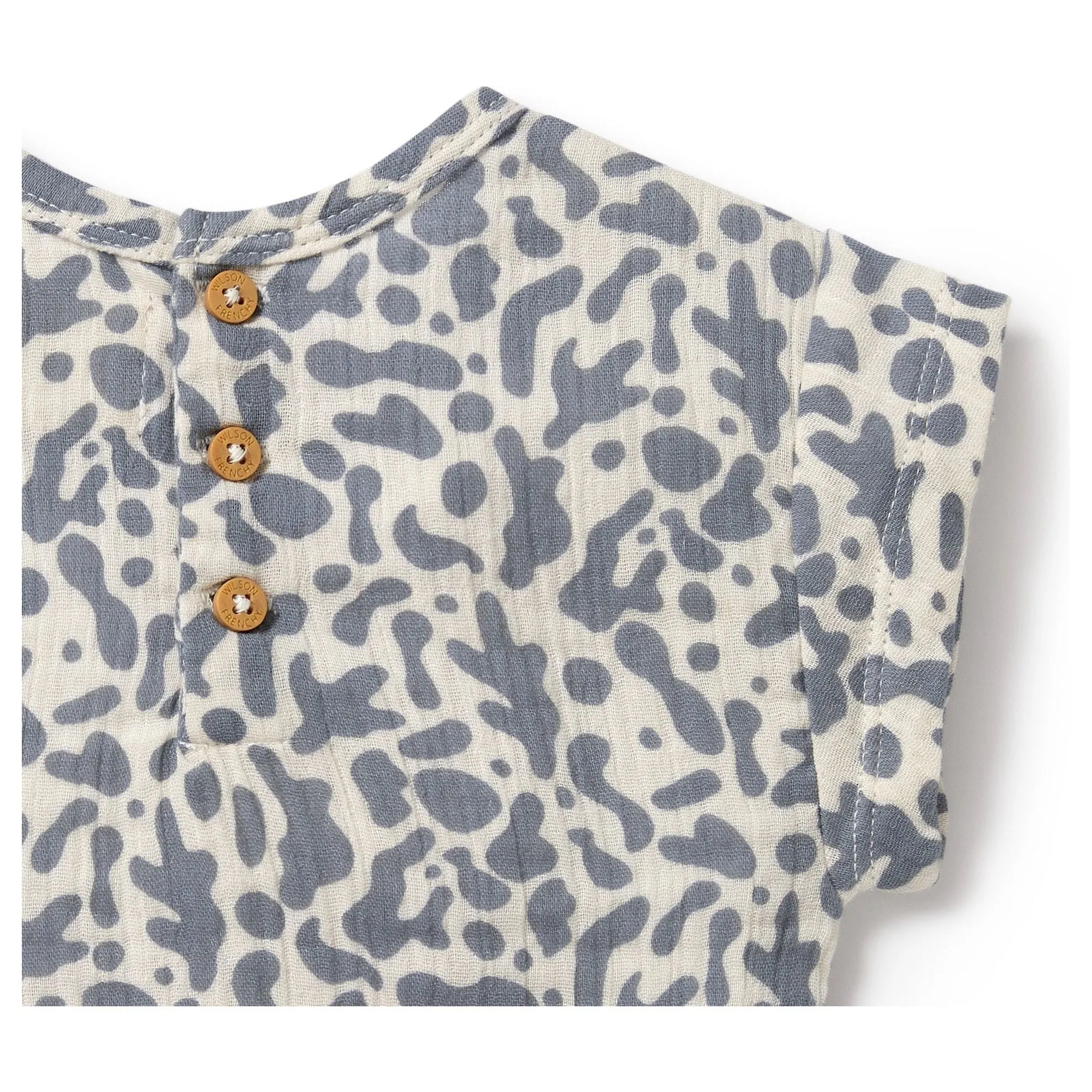 Blue Coral Organic Crinkle Tee