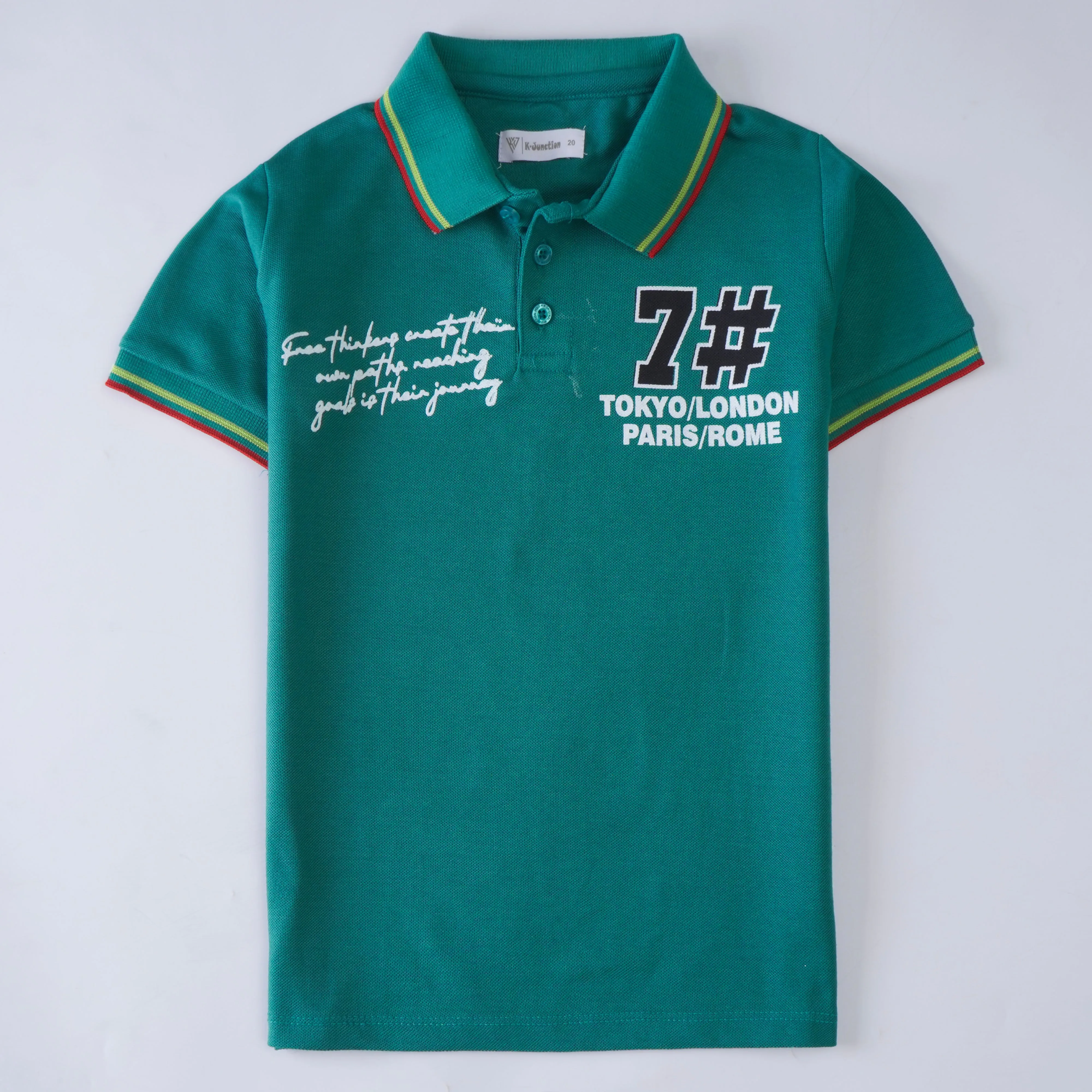 Boys Half Sleeves Polo T-Shirt (7#)