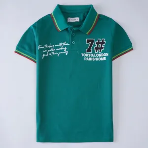Boys Half Sleeves Polo T-Shirt (7#)