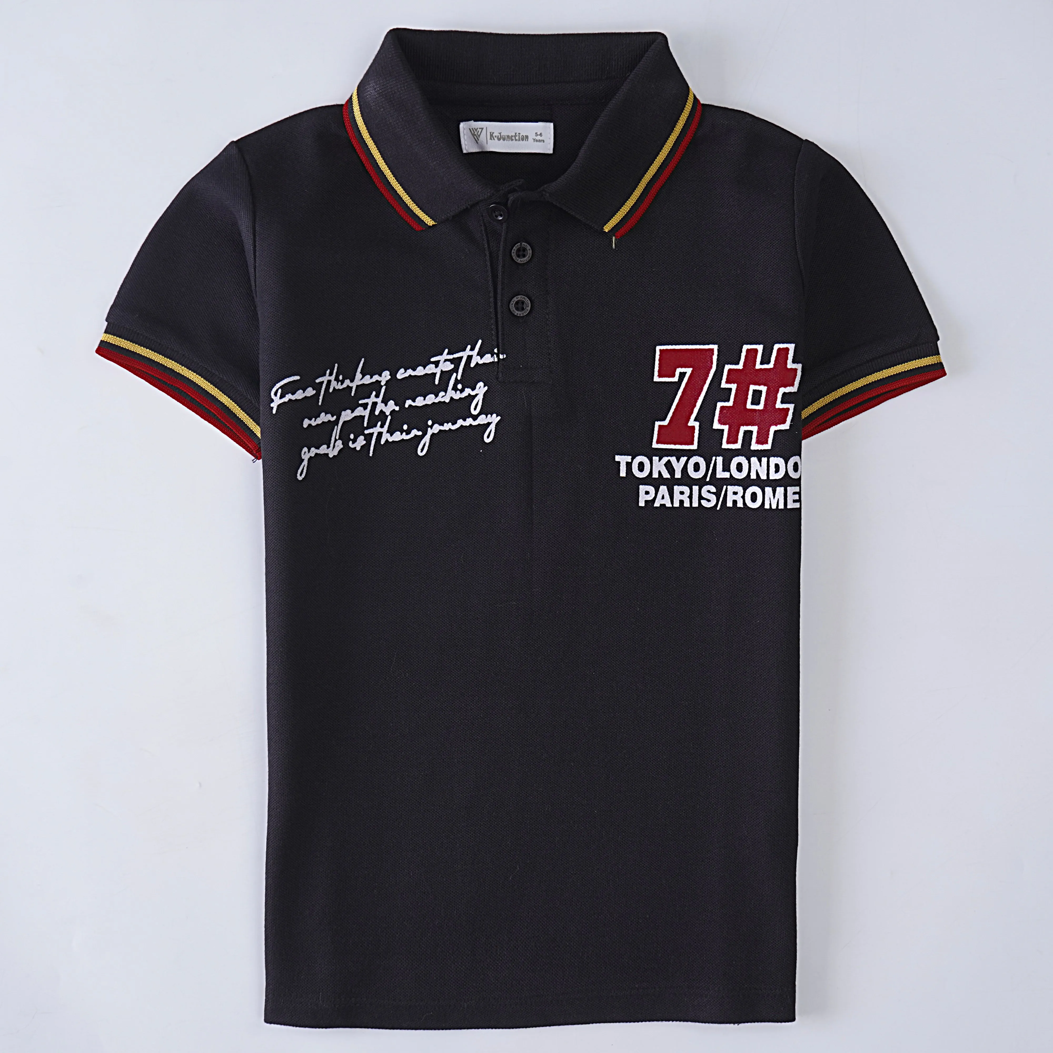 Boys Half Sleeves Polo T-Shirt (7#)