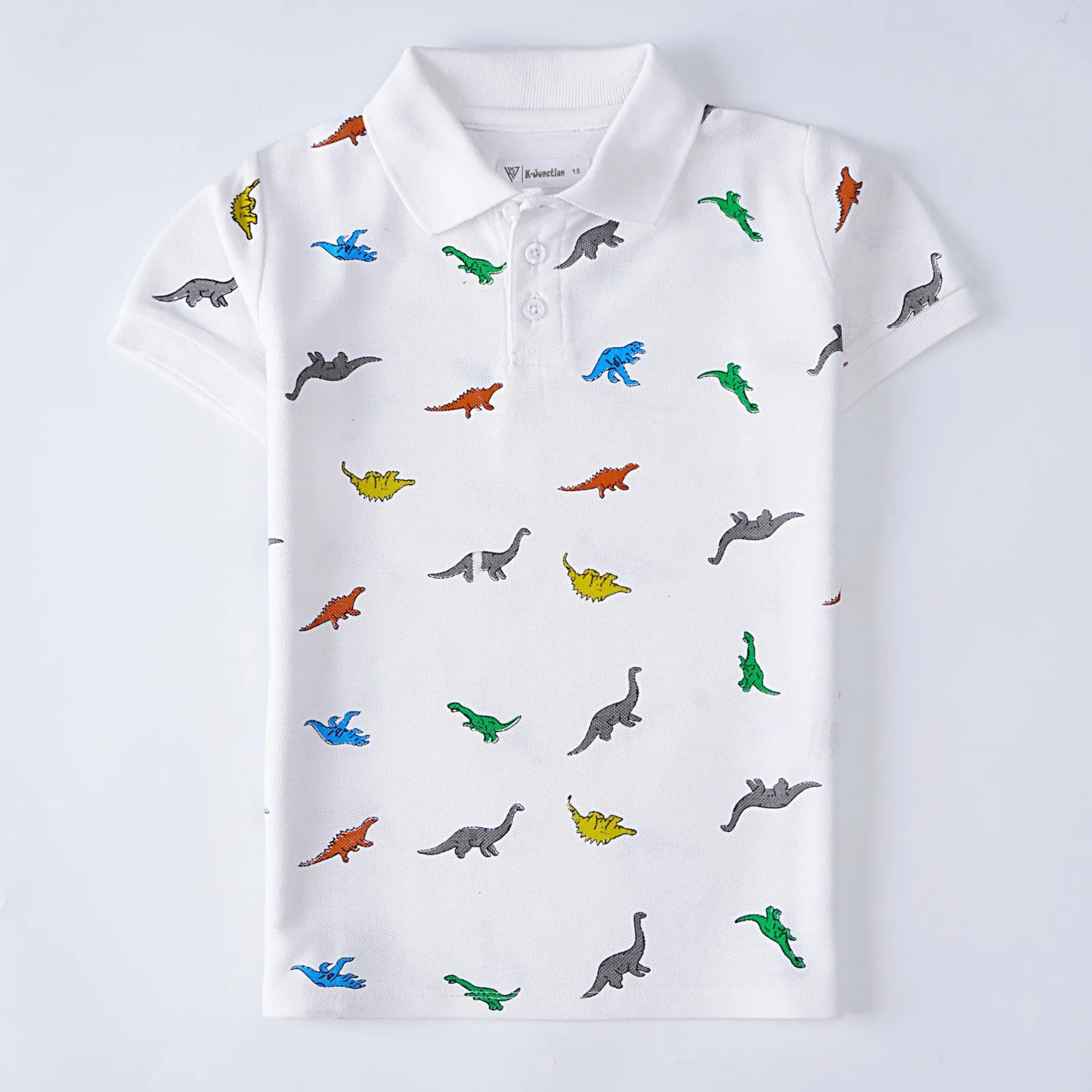 Boys Half Sleeves Polo T-Shirt (Dino A.O)