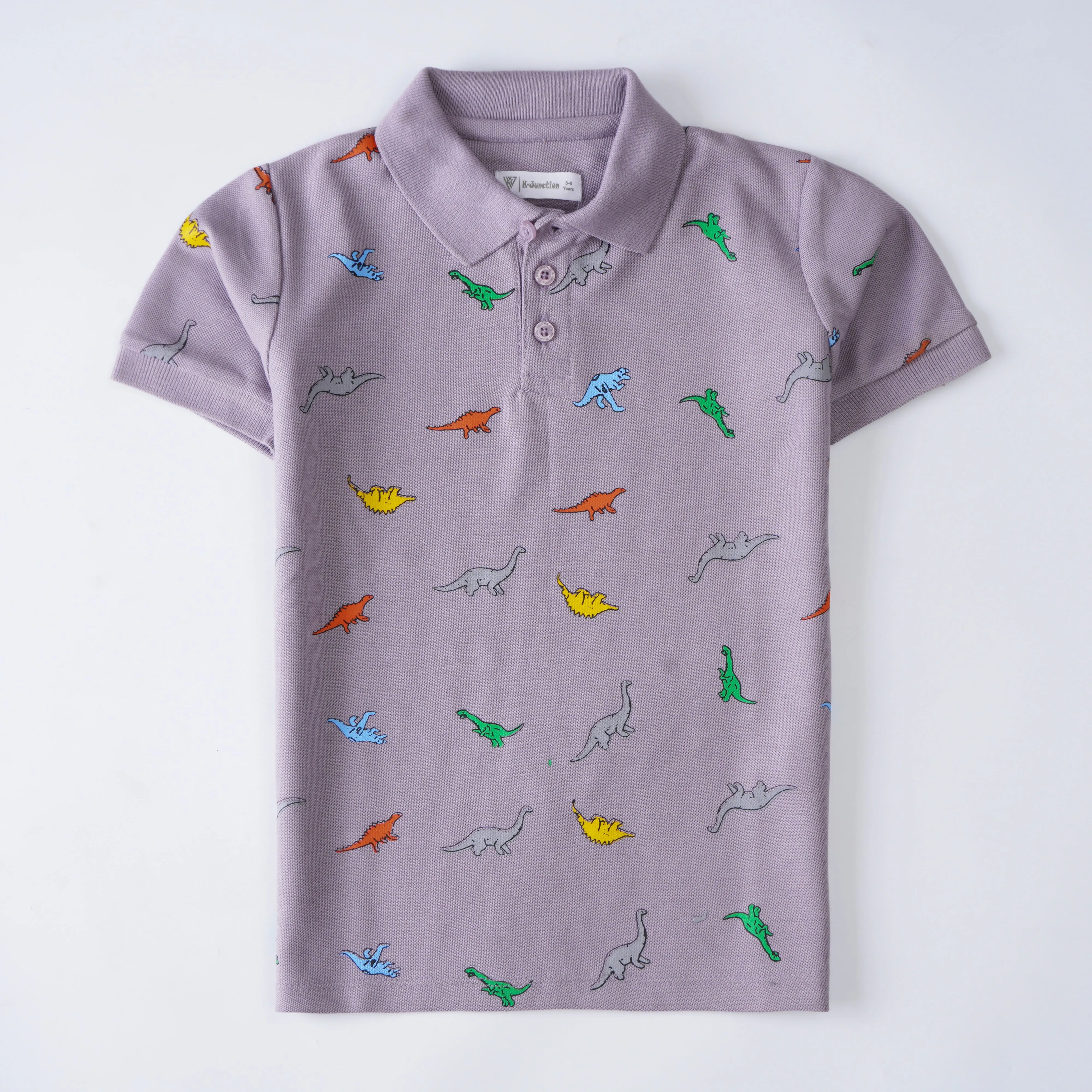 Boys Half Sleeves Polo T-Shirt (Dino A.O)