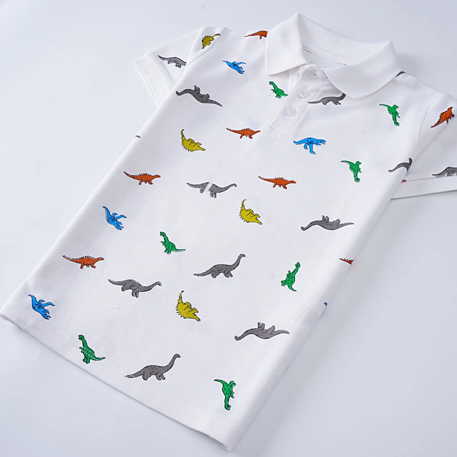 Boys Half Sleeves Polo T-Shirt (Dino A.O)