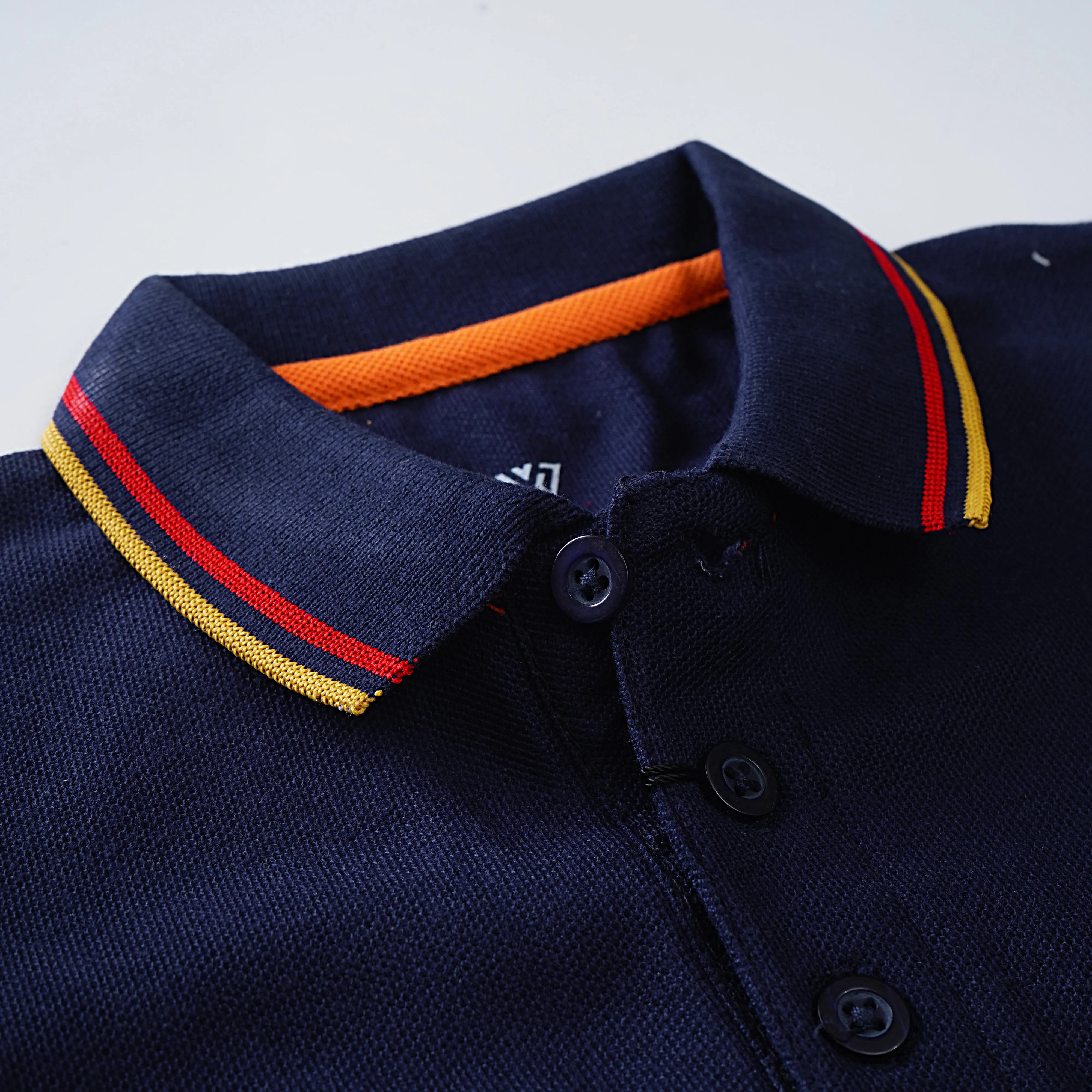 Boys Half Sleeves Polo T-Shirt (Outer-Space)