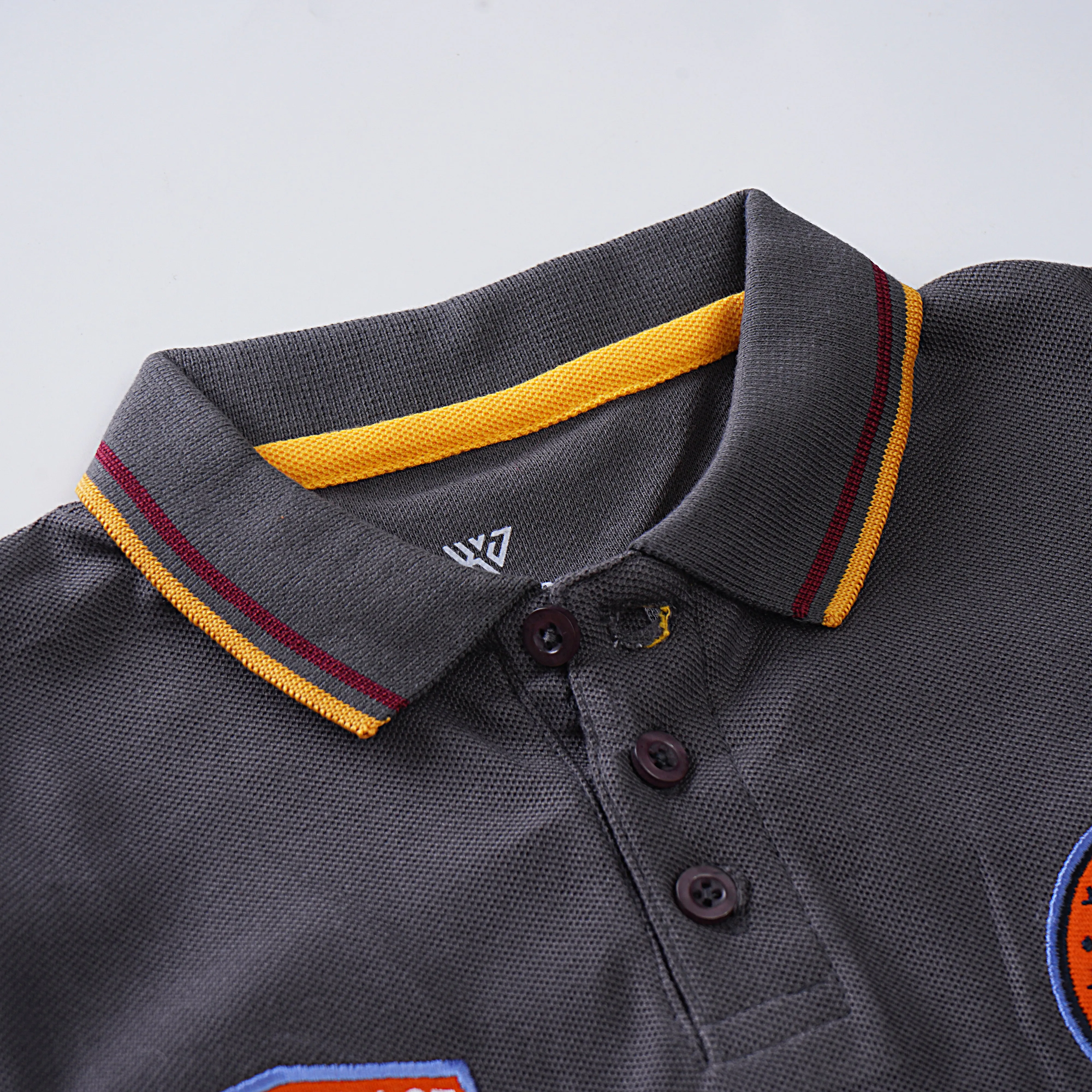 Boys Half Sleeves Polo T-Shirt (Outer-Space)