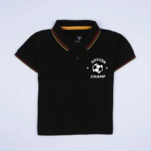 Boys Half Sleeves Polo T-Shirt (Soccer)