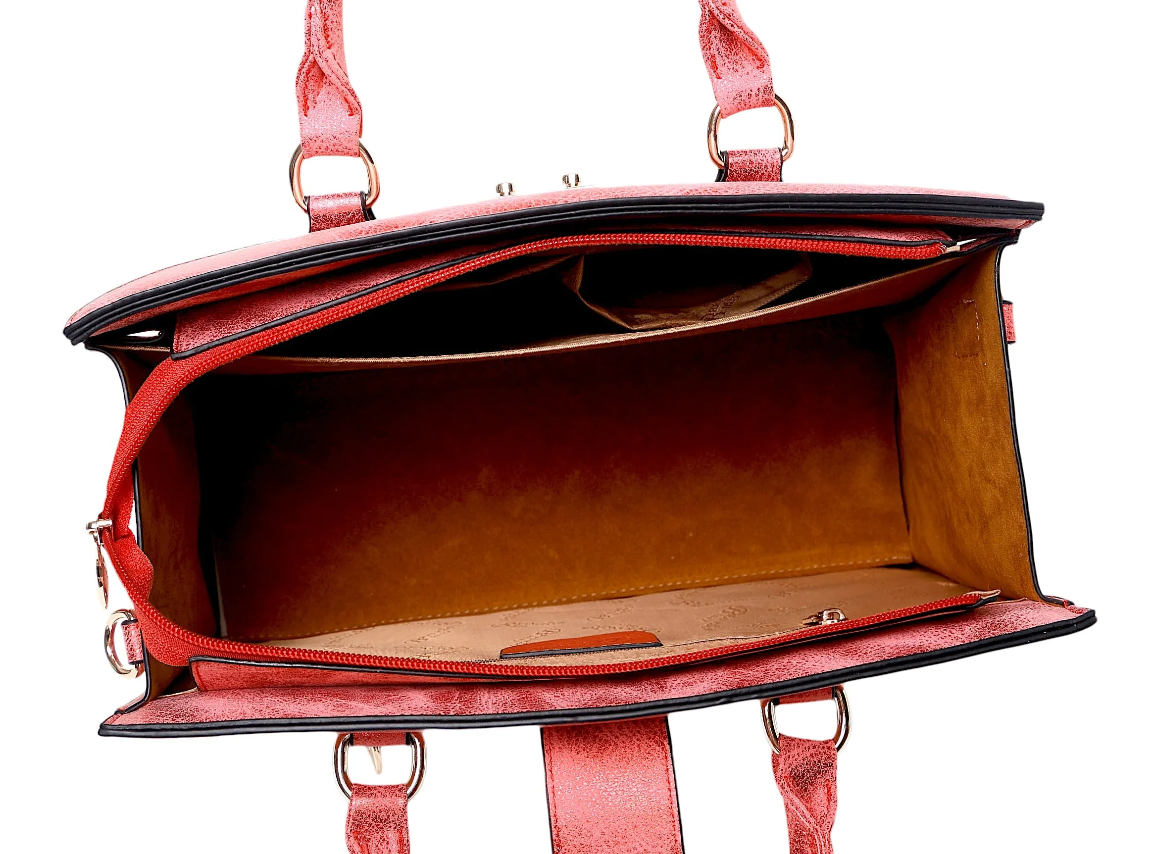 Brangio Luxe Hummingbird Floral Satchel/Wallet Set