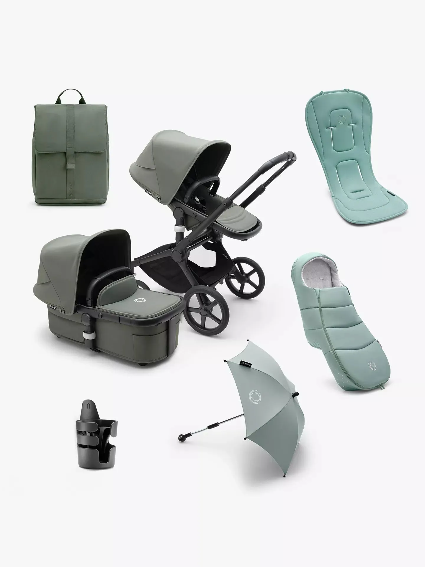 Bugaboo Fox 5 Pushchair & Accessories Essential Travel System Bundle