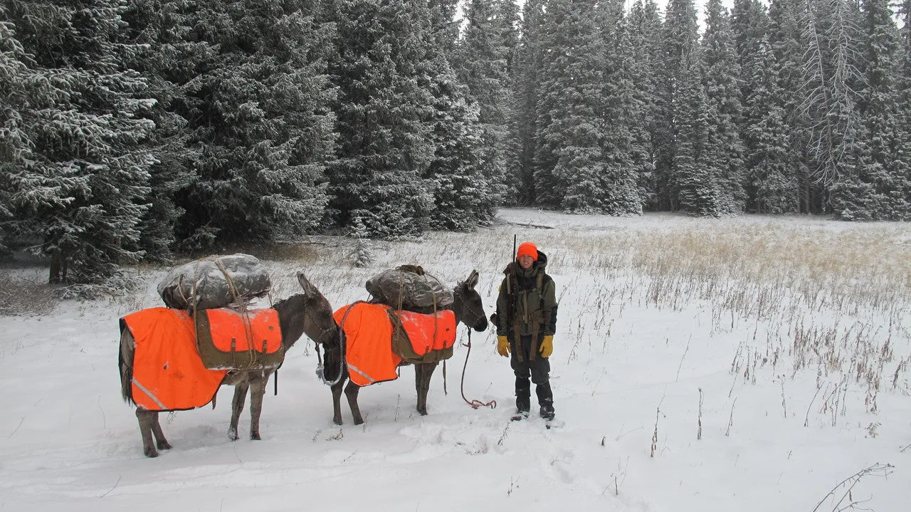 Burro Hunting Pannier with External Pockets- (Set of 2 pannier)