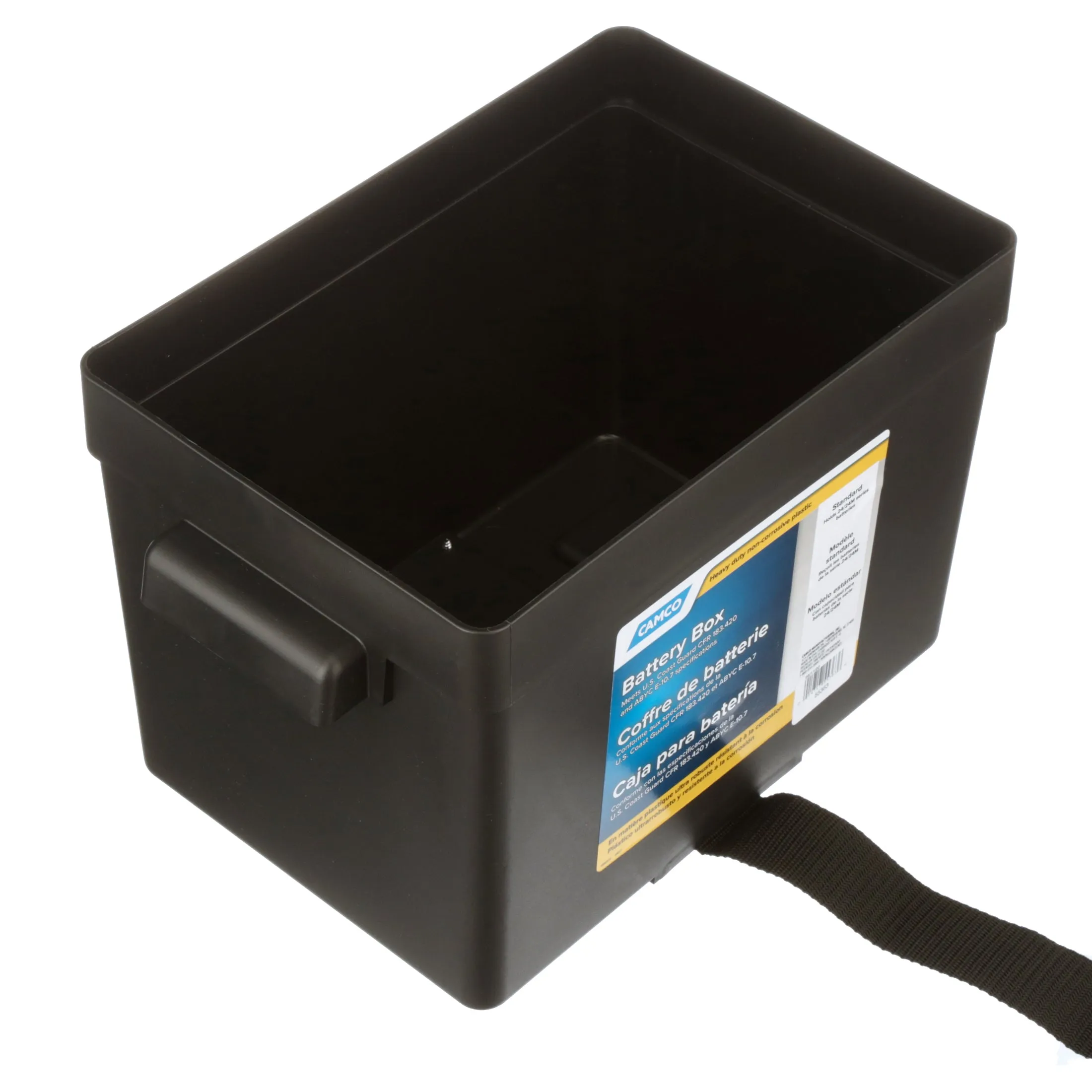 Camco Battery Box Standard Group 24 Trailer Camper RV Boat Durable Lightweight