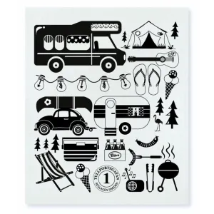 Camping  - Amazing Swedish Dishcloth