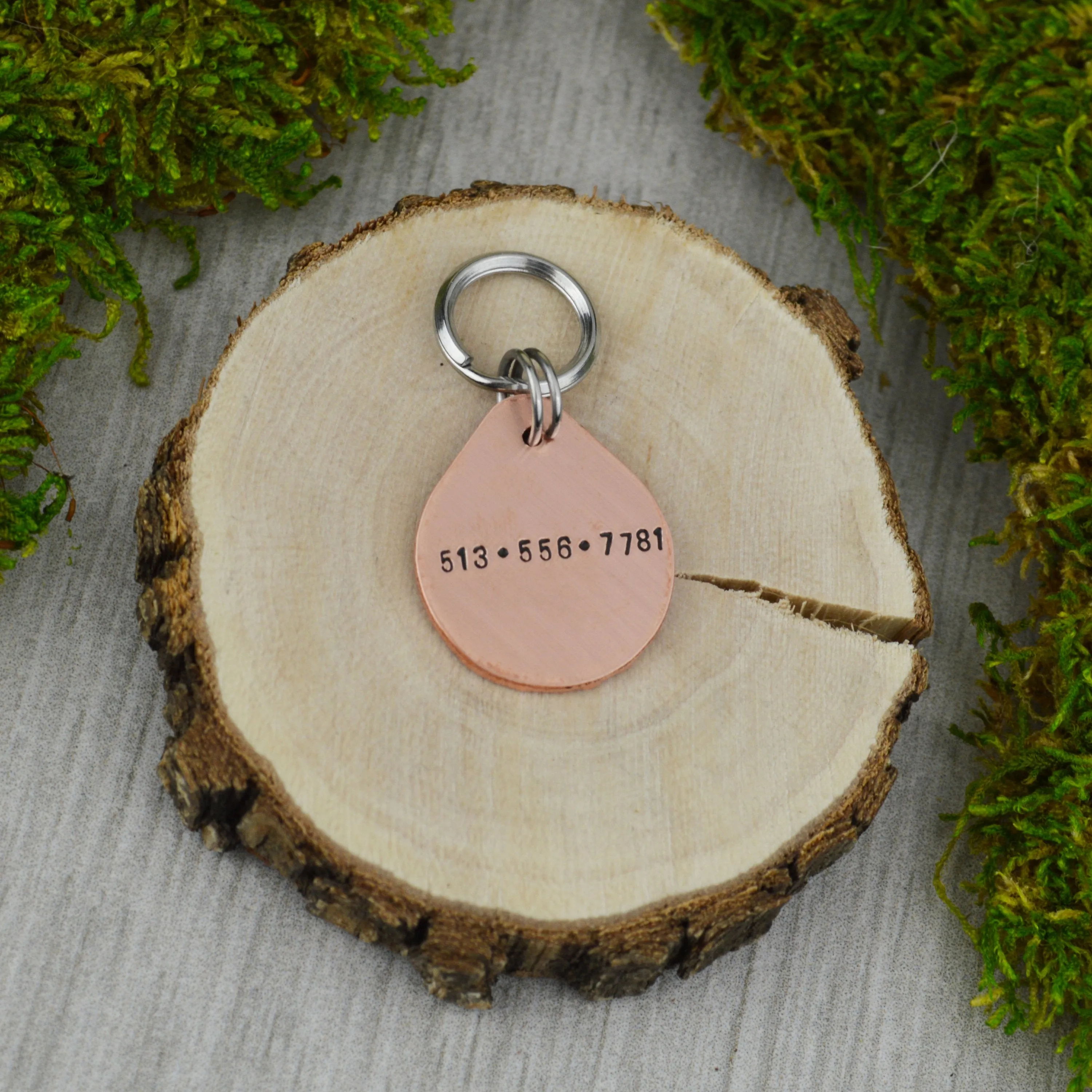 Camping by the Peaks Mini Pet ID Tag