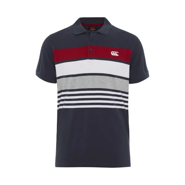 Canterbury Mens Newman Chest Stripe Polo - 3 Colours