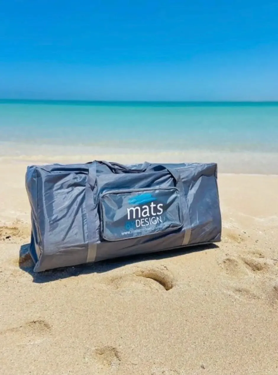 Caravan Camping Mat Outback Style Rust Black