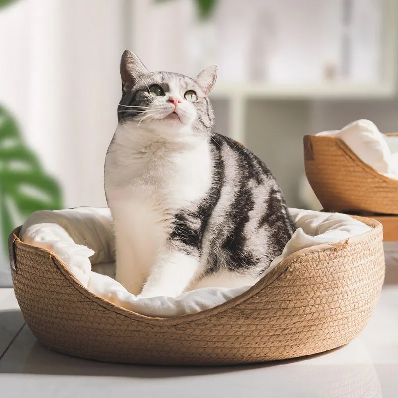 Cat Waterproof Removable Cushion Sleeping Bed