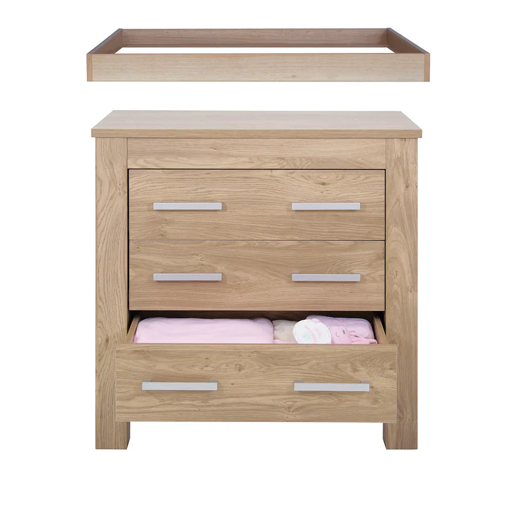 Charnwood Bordeaux Oak 3 Piece Nursery Furniture Sets