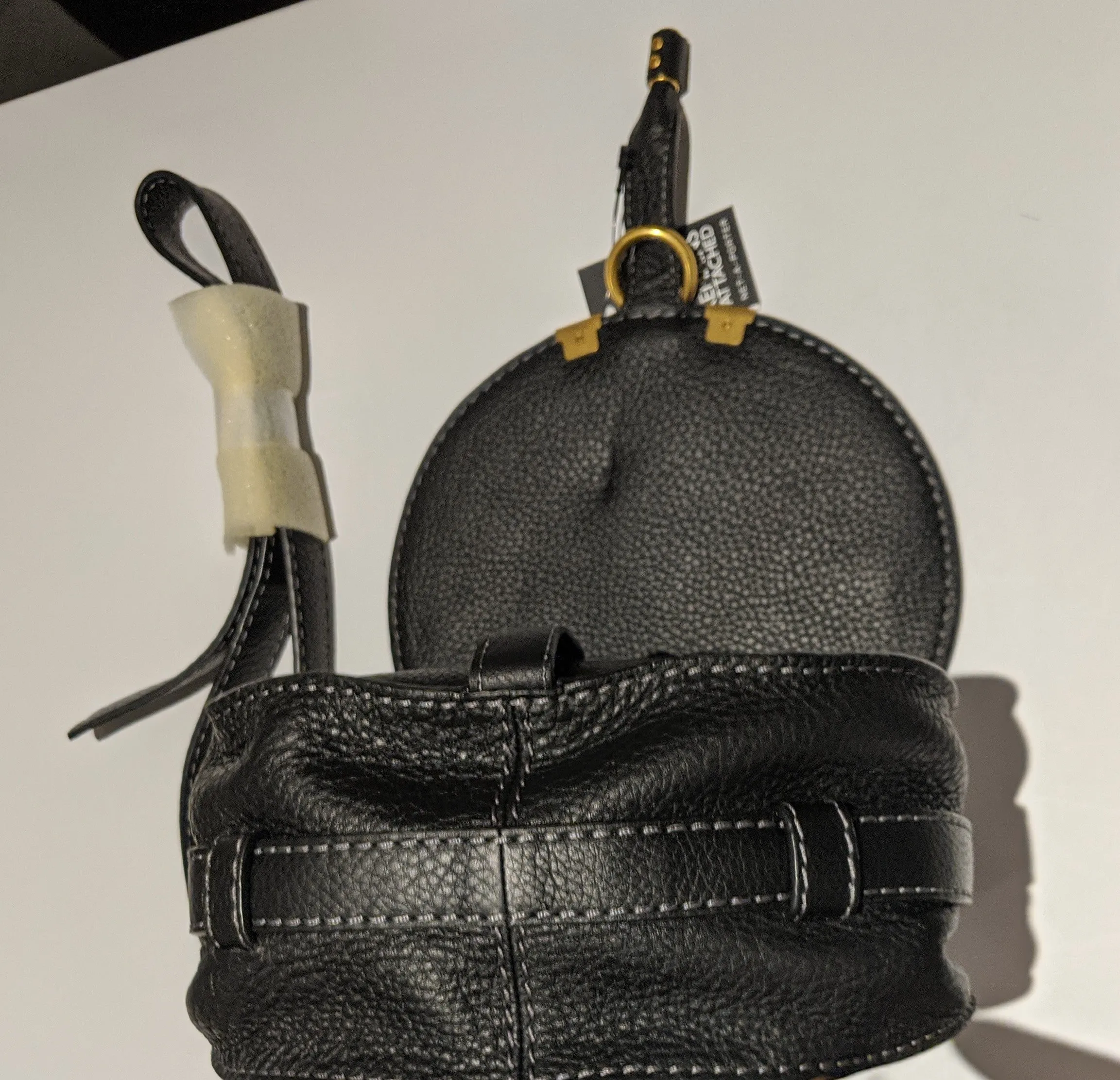 Chloé Marcie Small Black Leather Crossbody Bag new purse