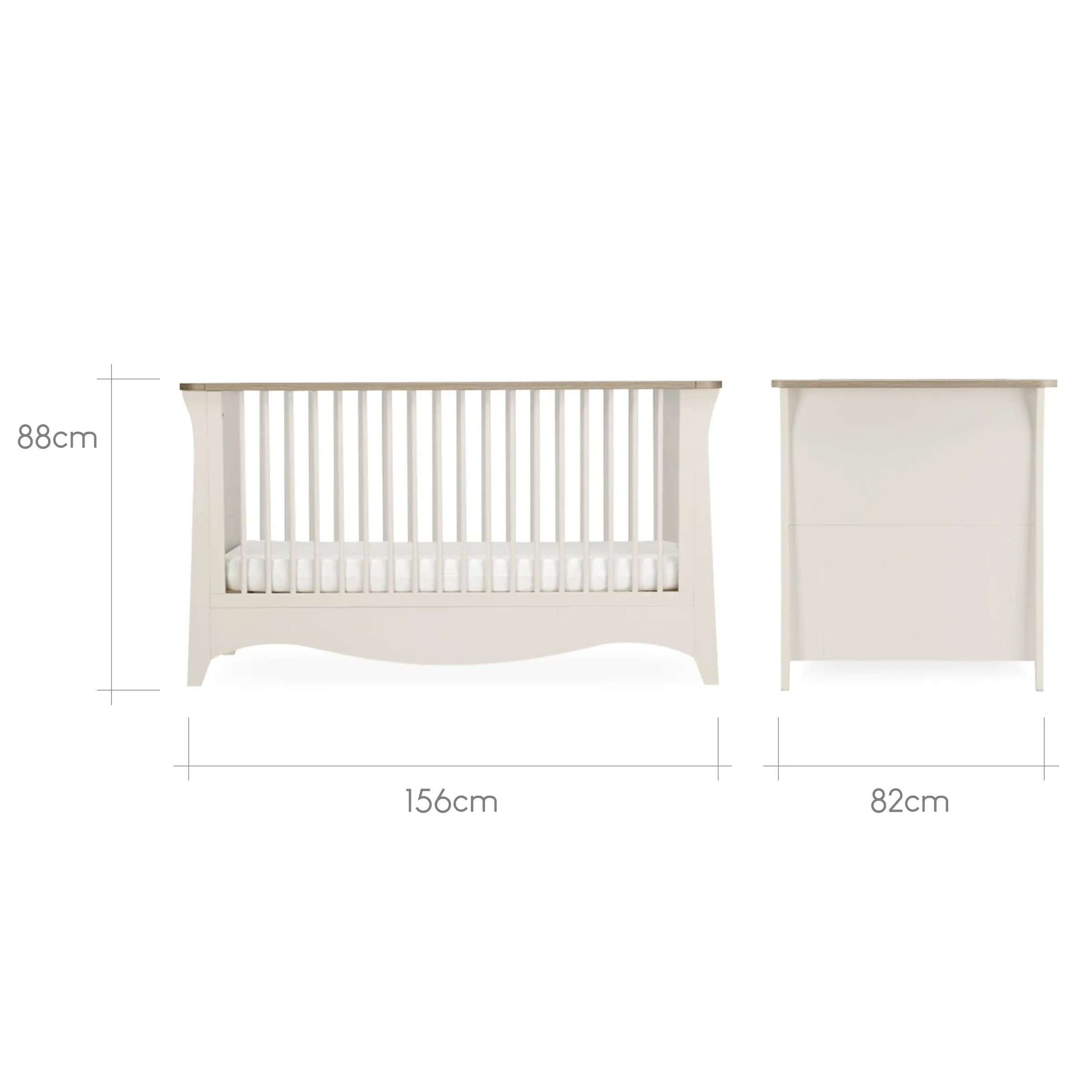 CuddleCo Clara 3Pc Furniture Set - Cashmere