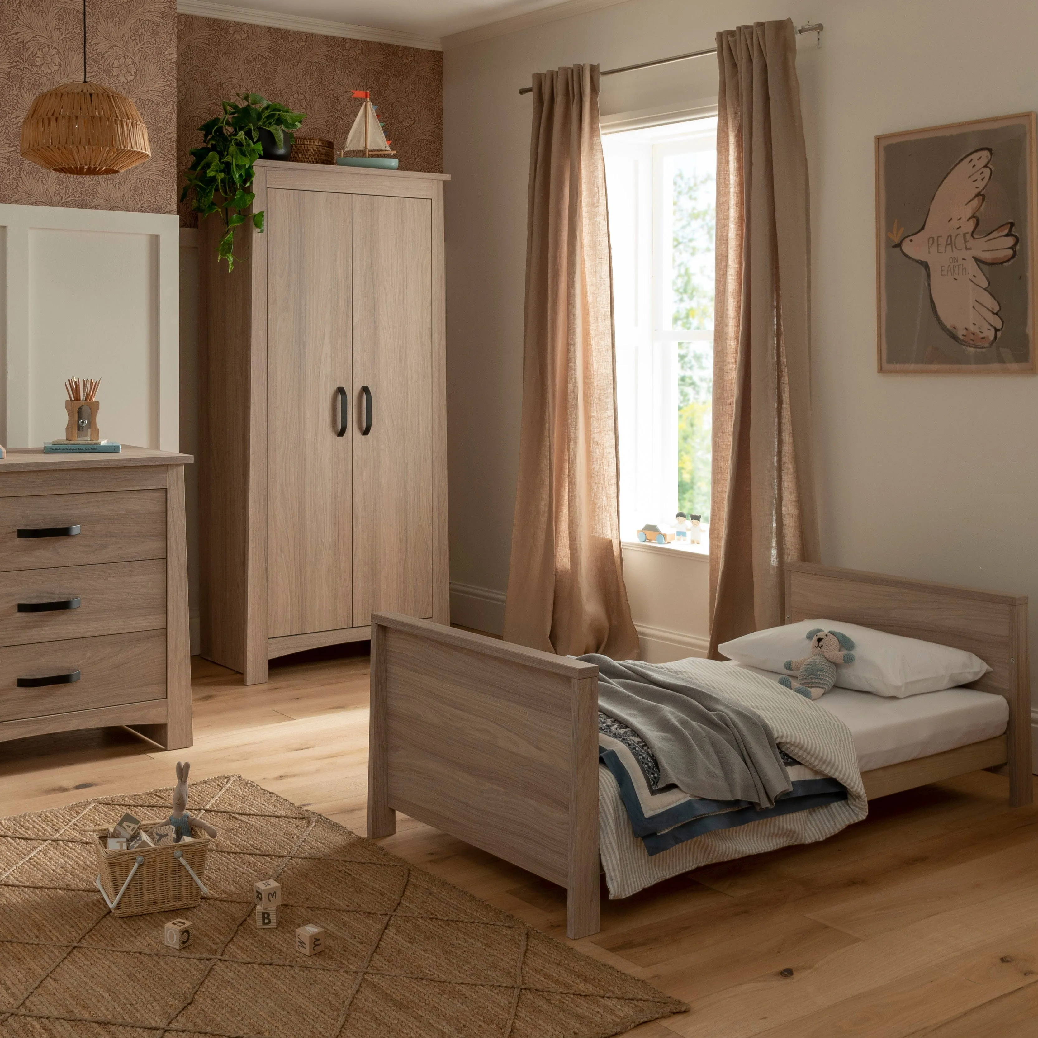 CuddleCo Isla 2Pc Furniture Set -  Ash