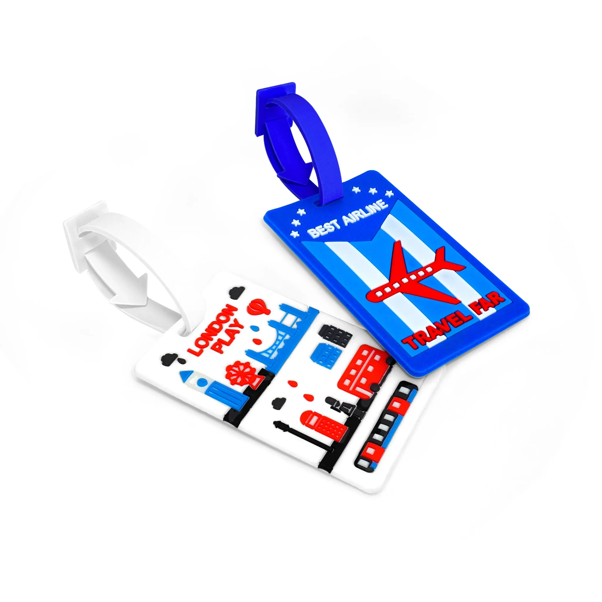 Custom PVC 3D Luggage Tag