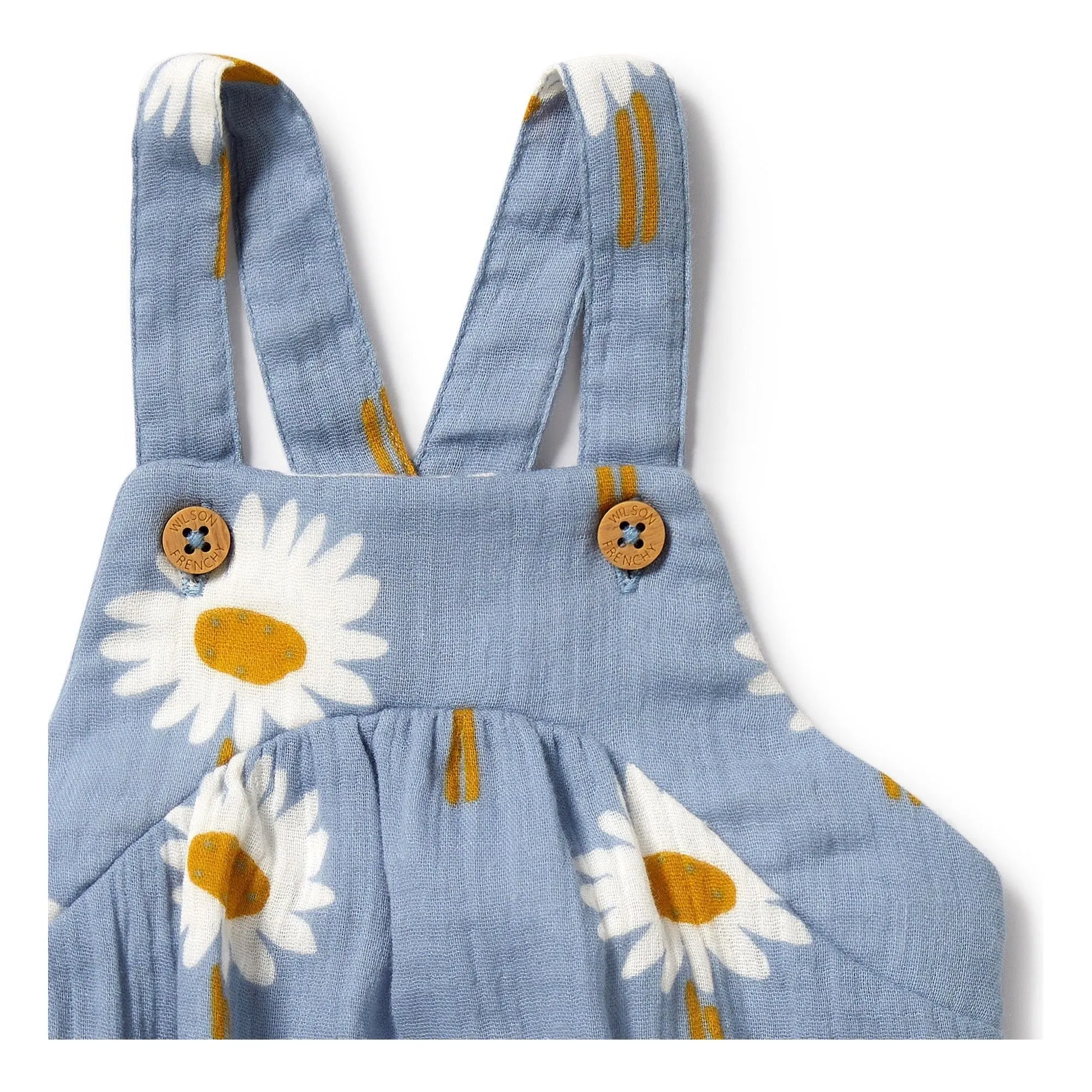Daisy Floral Organic Crinkle Bodysuit