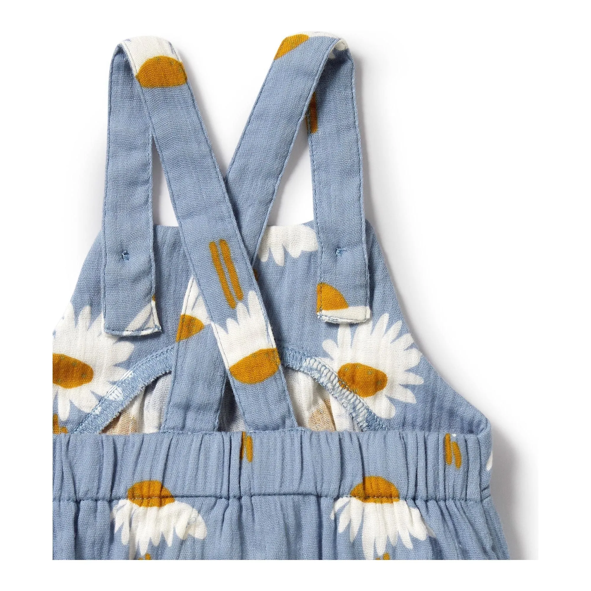 Daisy Floral Organic Crinkle Bodysuit