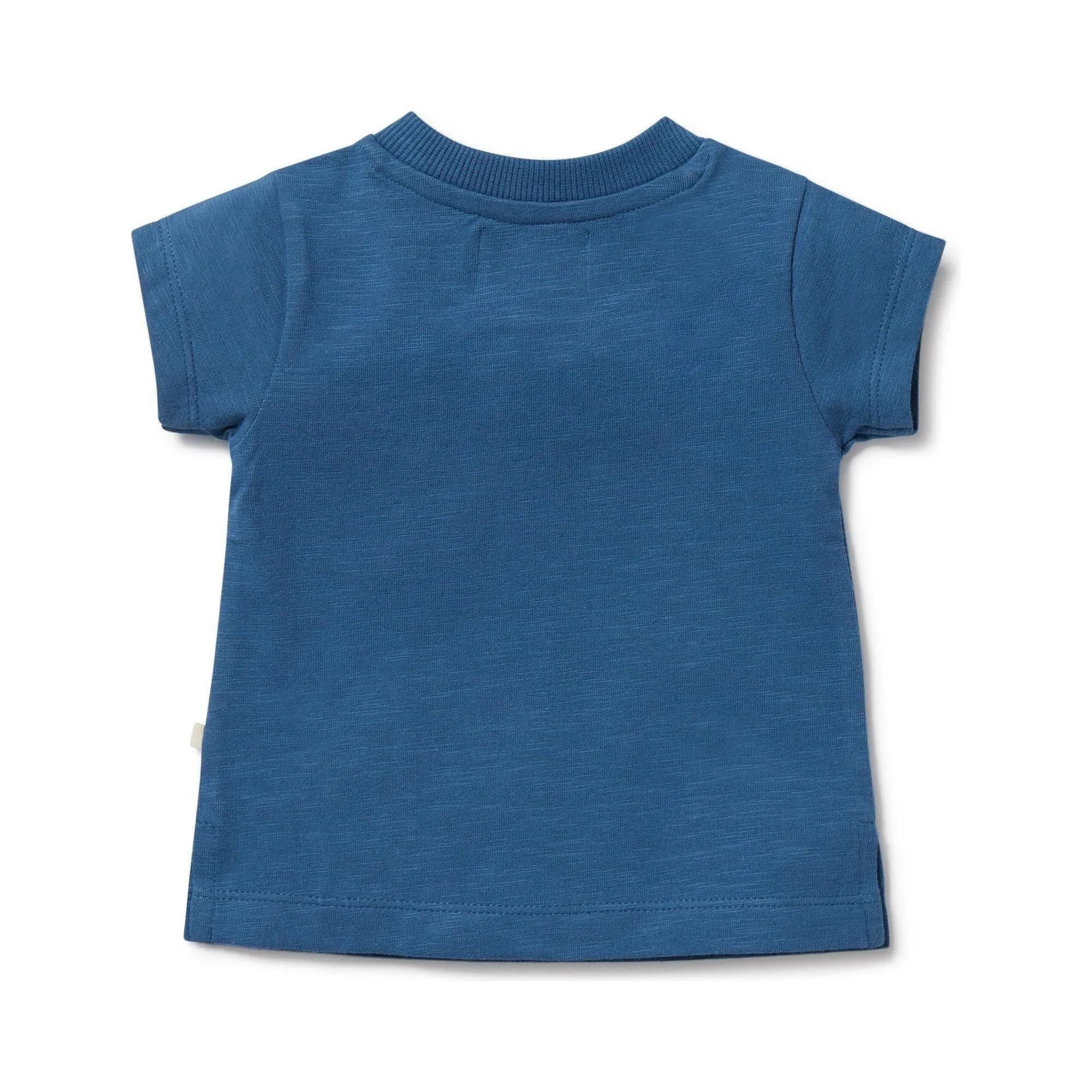Dark Blue Organic Pocket Tee