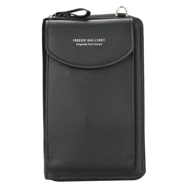 Dazzling Women Wallet Bags Big Card Holder Clutch Messenger Long Shoulder Straps - Trendy Designer Female Clutch Cross Body Bag
