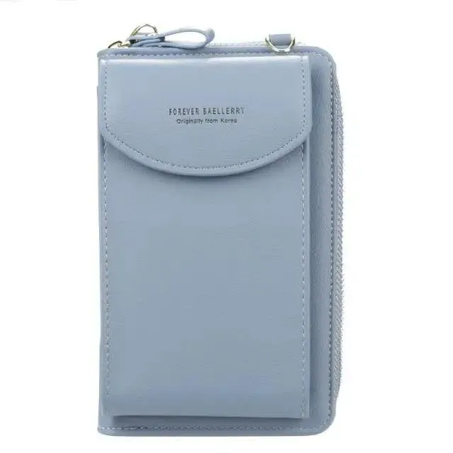Dazzling Women Wallet Bags Big Card Holder Clutch Messenger Long Shoulder Straps - Trendy Designer Female Clutch Cross Body Bag