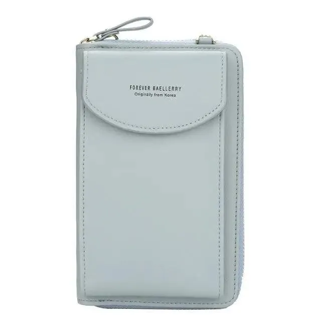 Dazzling Women Wallet Bags Big Card Holder Clutch Messenger Long Shoulder Straps - Trendy Designer Female Clutch Cross Body Bag