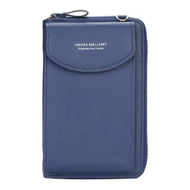 Dazzling Women Wallet Bags Big Card Holder Clutch Messenger Long Shoulder Straps - Trendy Designer Female Clutch Cross Body Bag