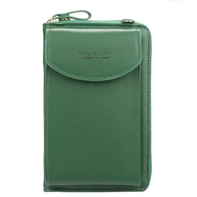 Dazzling Women Wallet Bags Big Card Holder Clutch Messenger Long Shoulder Straps - Trendy Designer Female Clutch Cross Body Bag