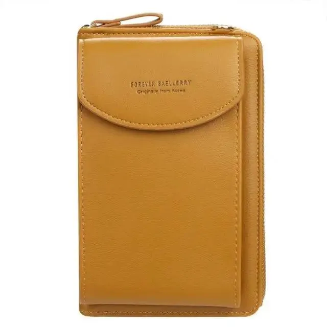 Dazzling Women Wallet Bags Big Card Holder Clutch Messenger Long Shoulder Straps - Trendy Designer Female Clutch Cross Body Bag