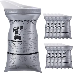 Disposable Urinal Bags, 10/20-Pack, 700ML, Portable Camping Pee Bags for Travel, Traffic Jams, Leak-Proof Bags for Men, Women, Kids
