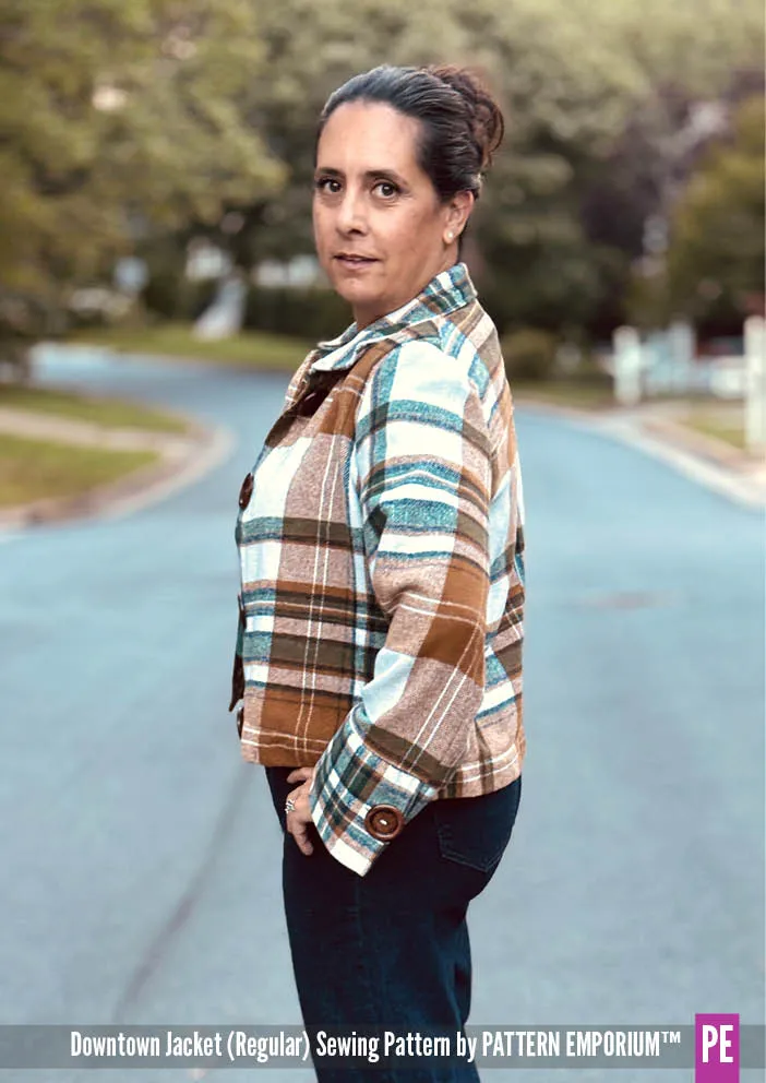 Downtown Jacket | Regular & Roomy Sewing Pattern