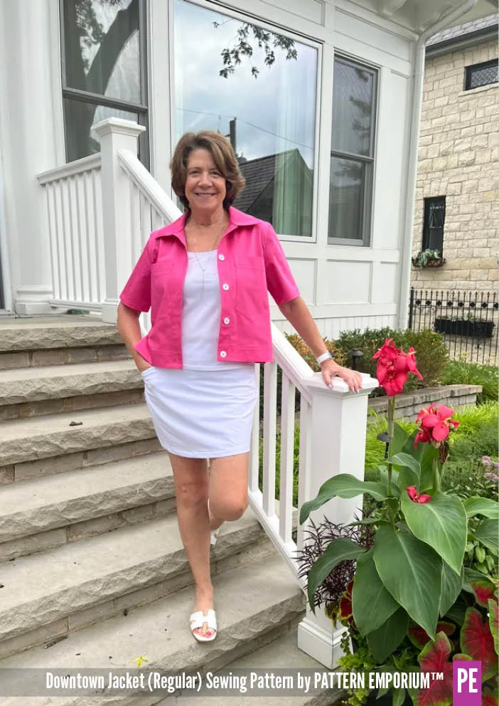 Downtown Jacket | Regular & Roomy Sewing Pattern