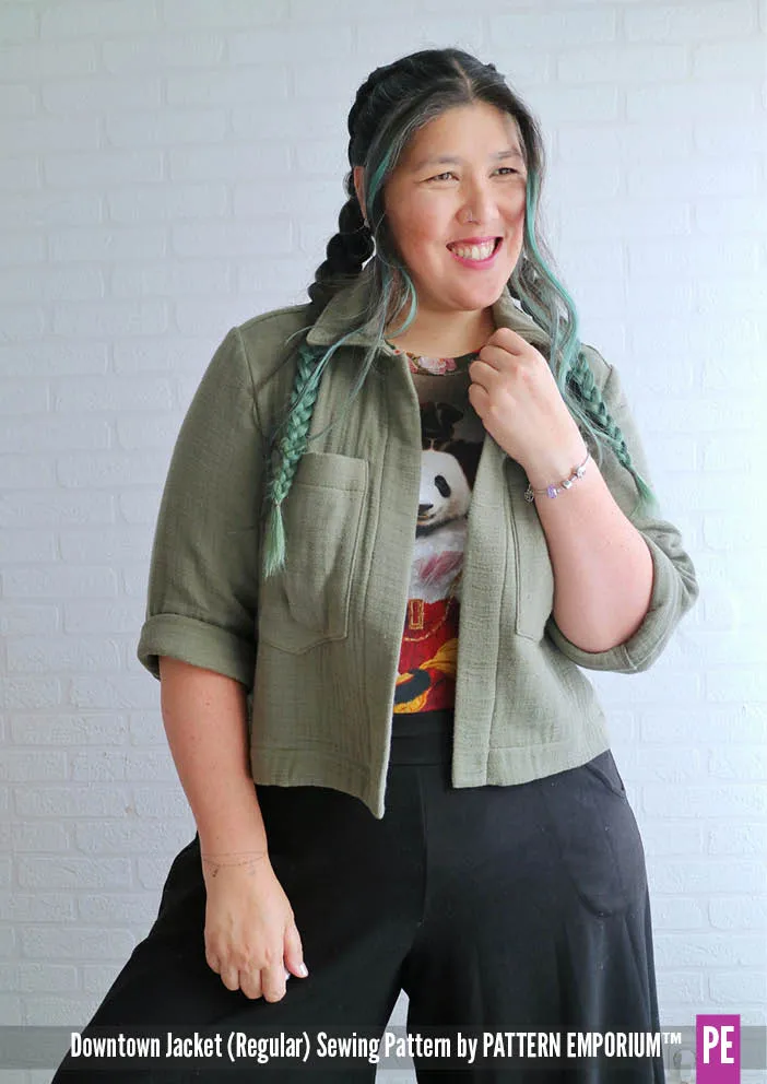 Downtown Jacket | Regular & Roomy Sewing Pattern