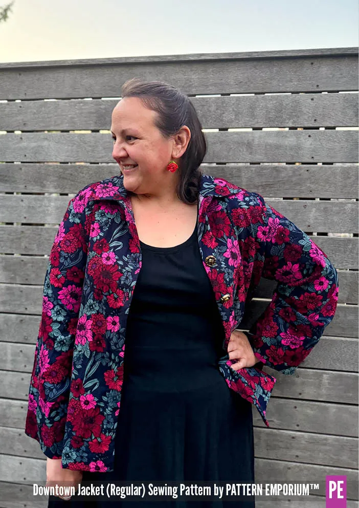 Downtown Jacket | Regular & Roomy Sewing Pattern