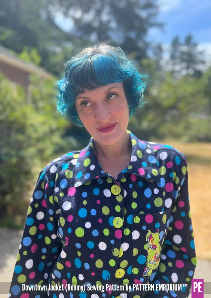 Downtown Jacket | Regular & Roomy Sewing Pattern