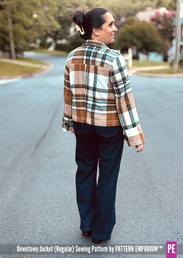 Downtown Jacket | Regular & Roomy Sewing Pattern