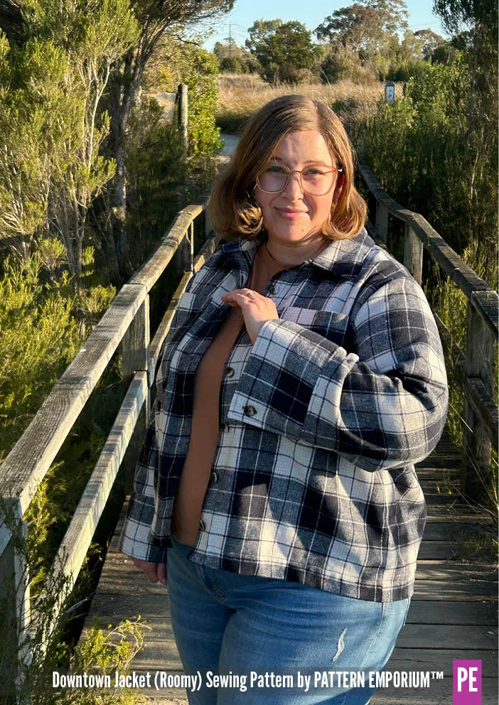 Downtown Jacket | Regular & Roomy Sewing Pattern